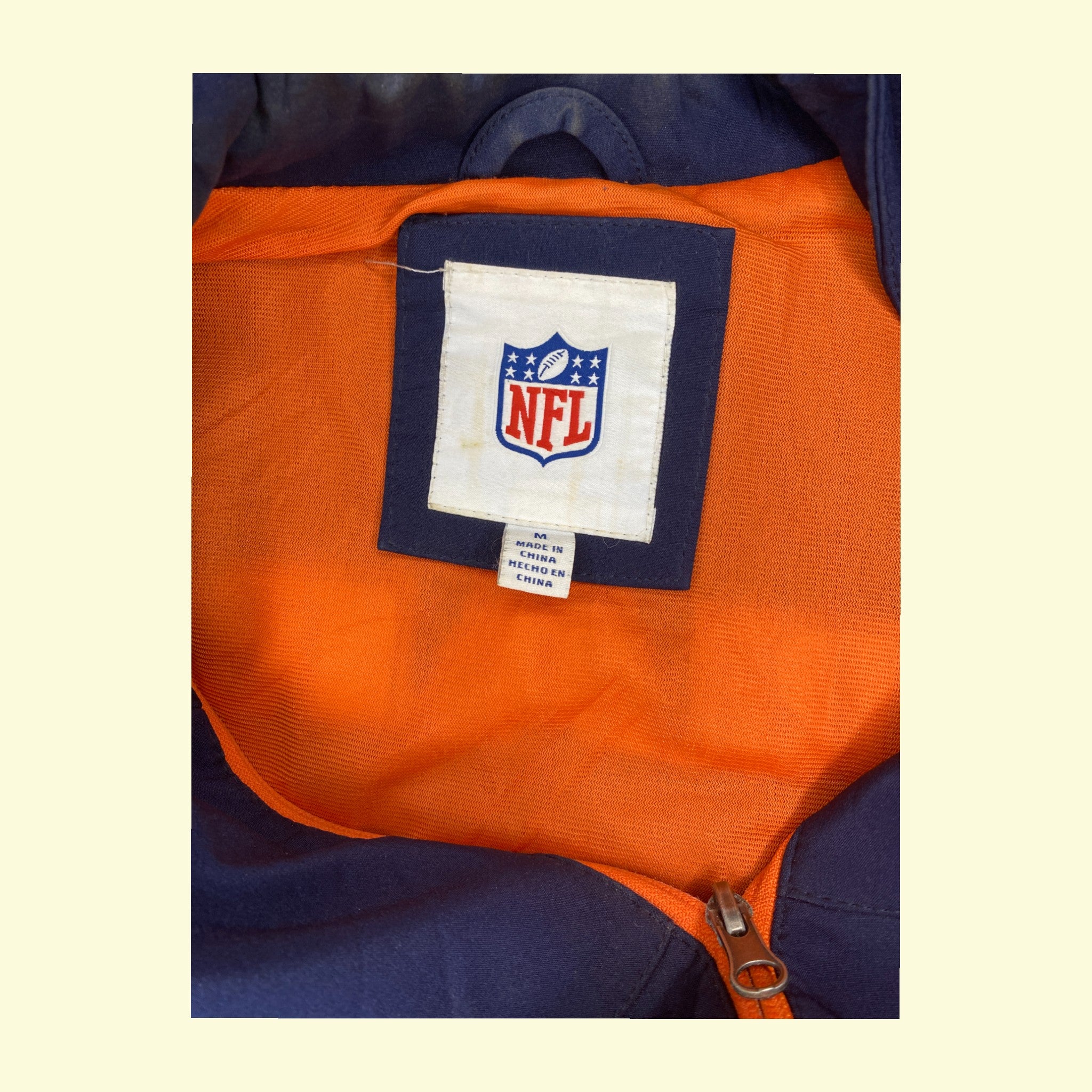 Chaqueta de inicio vintage NFL Chicago Bears 