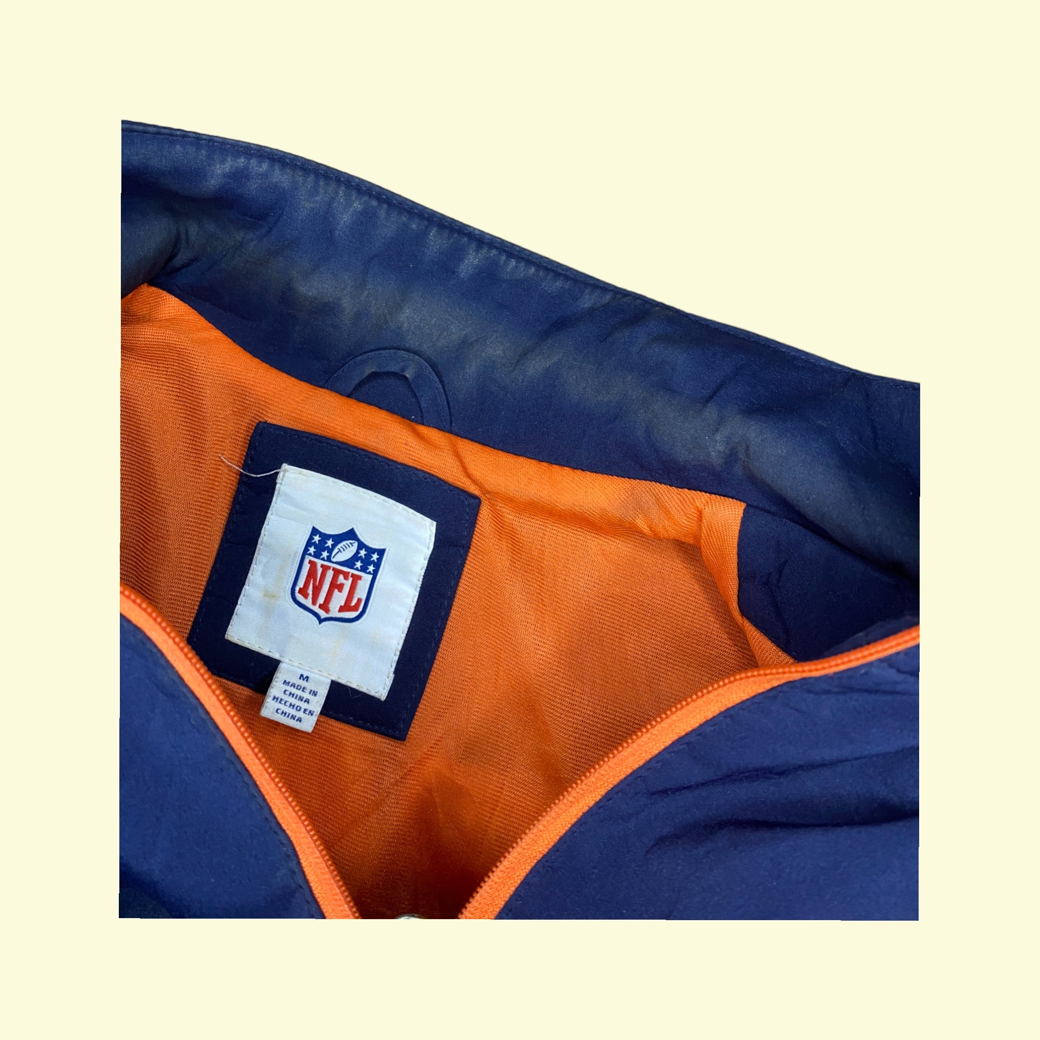 Chaqueta de inicio vintage NFL Chicago Bears 