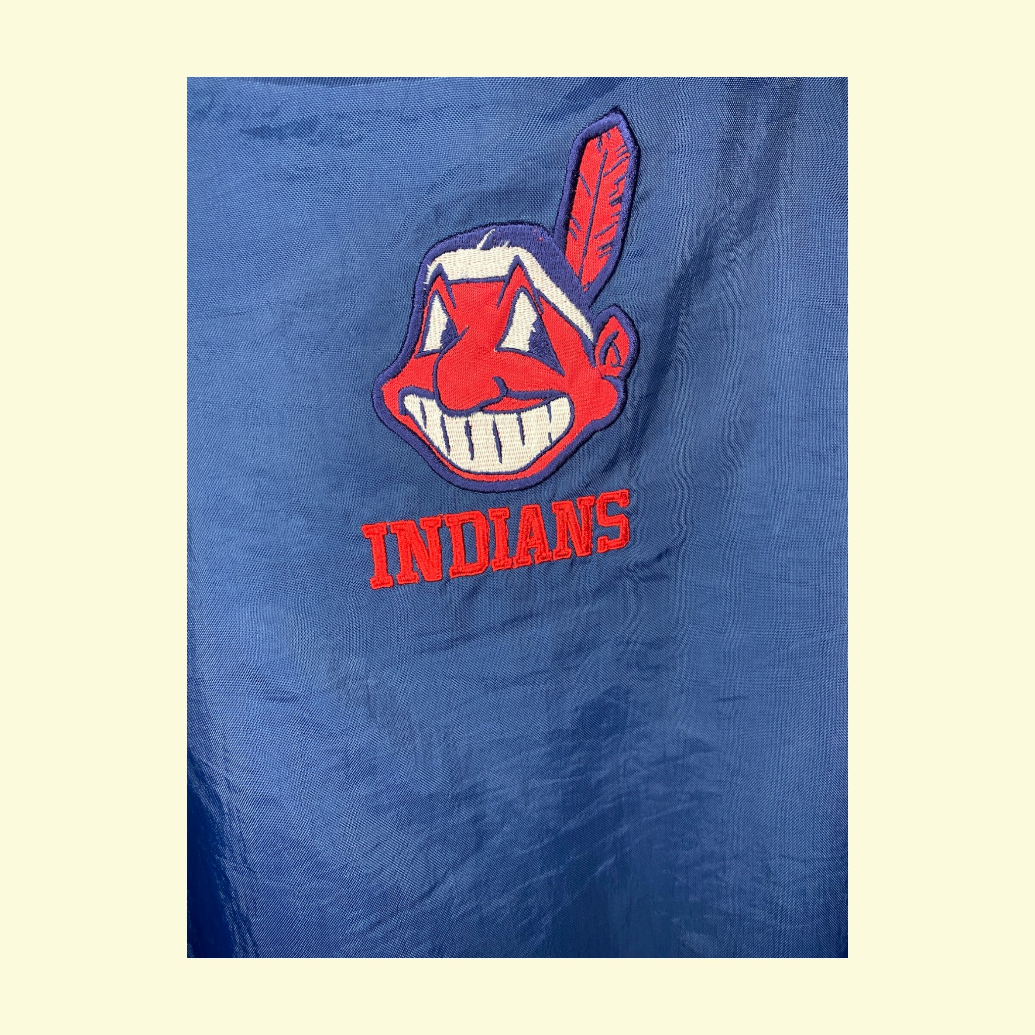 Vintage Starter Jacke MLB Cleveland Guardians/ Indians