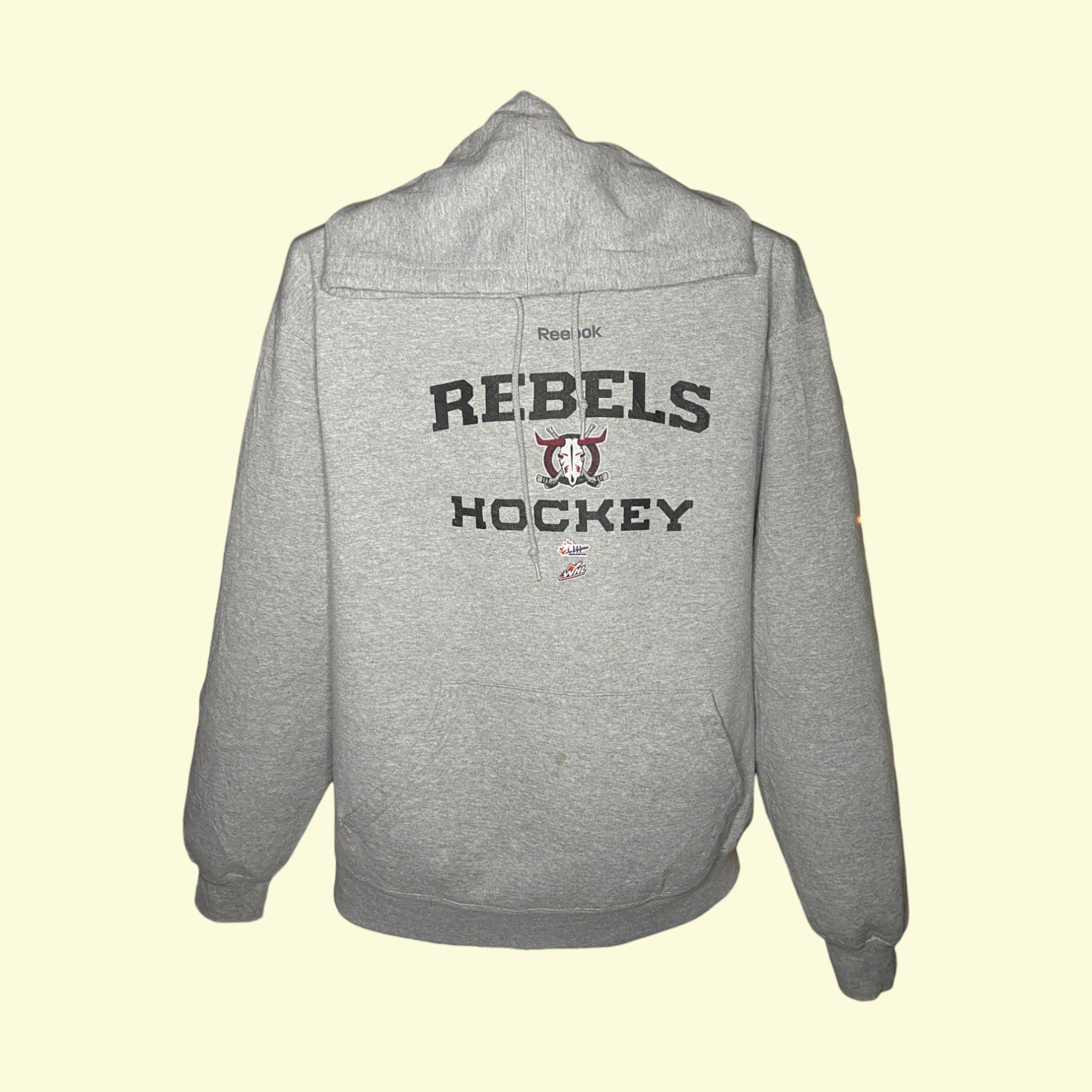 Sudadera con capucha vintage WHL Red Deer Rebels 