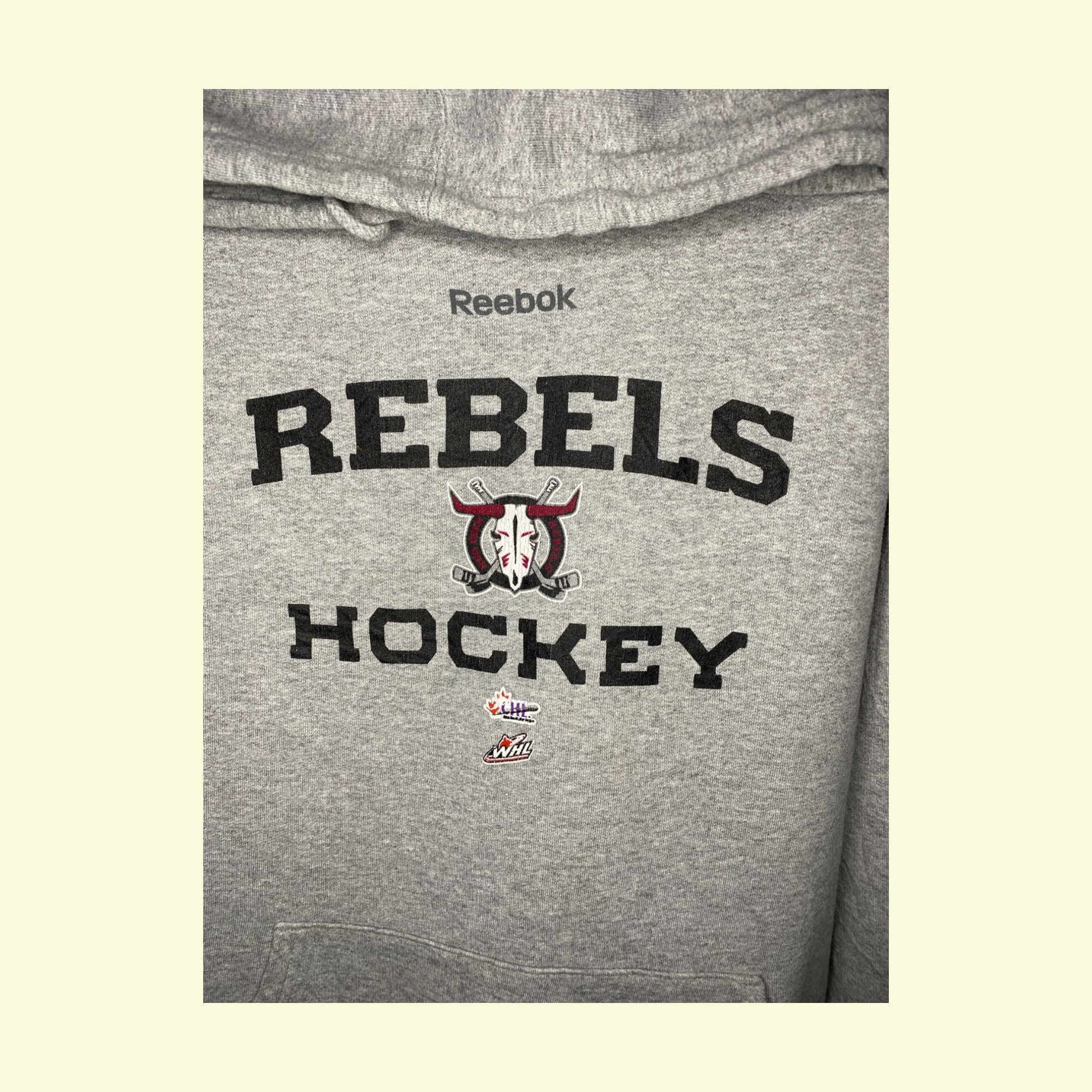 Vintage Kapuzenpullover WHL Red Deer Rebels