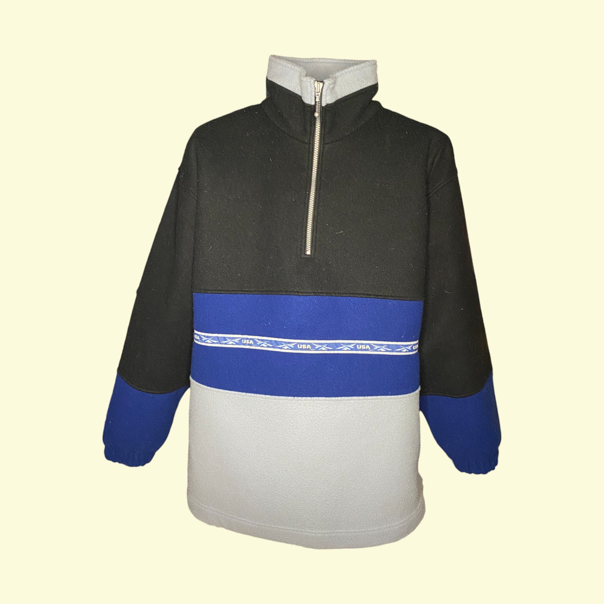 Vintage Fleece-Pullover Crane