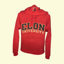 Sudadera con capucha vintage de la Universidad Elon 