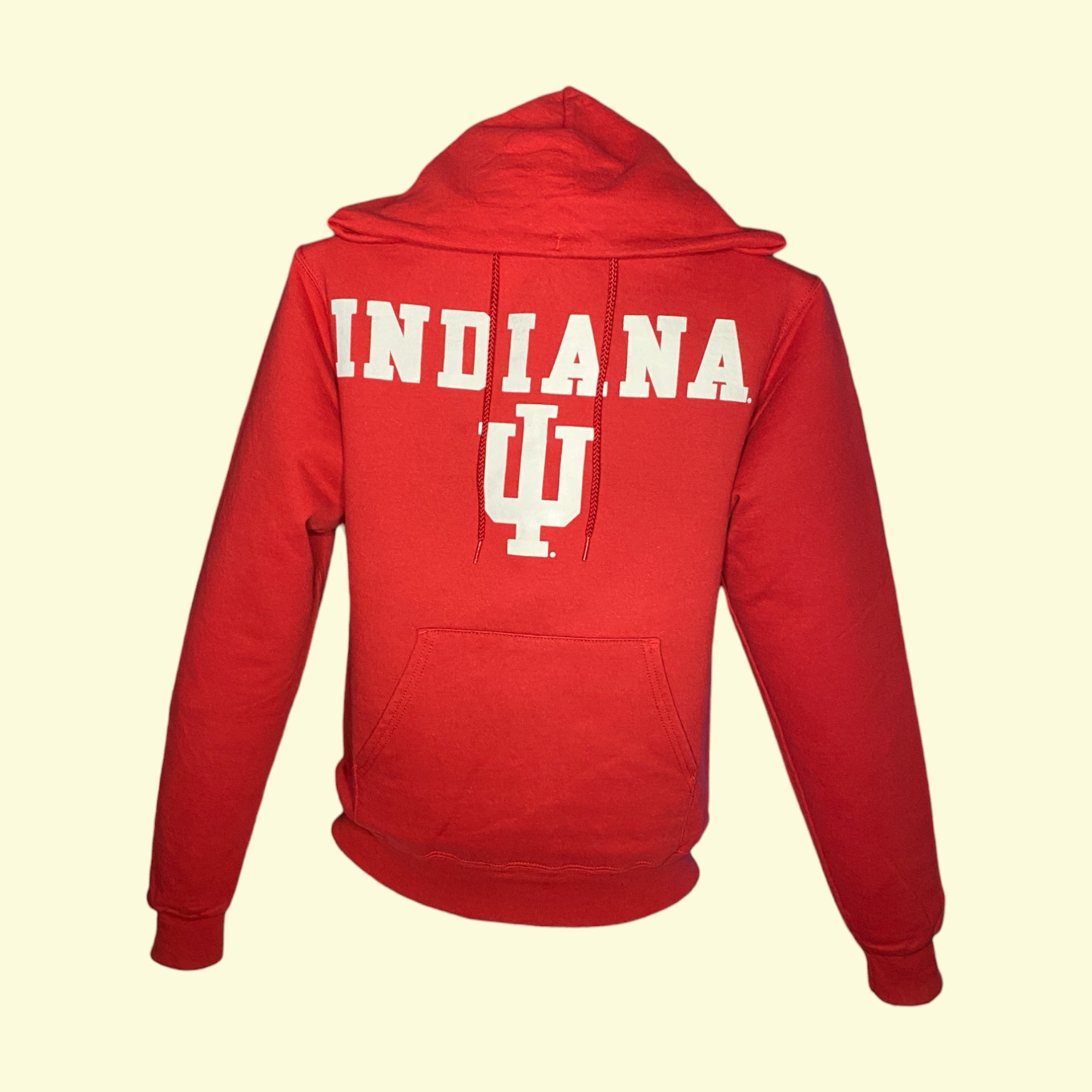 Sudadera con capucha vintage de la Universidad de Indiana 