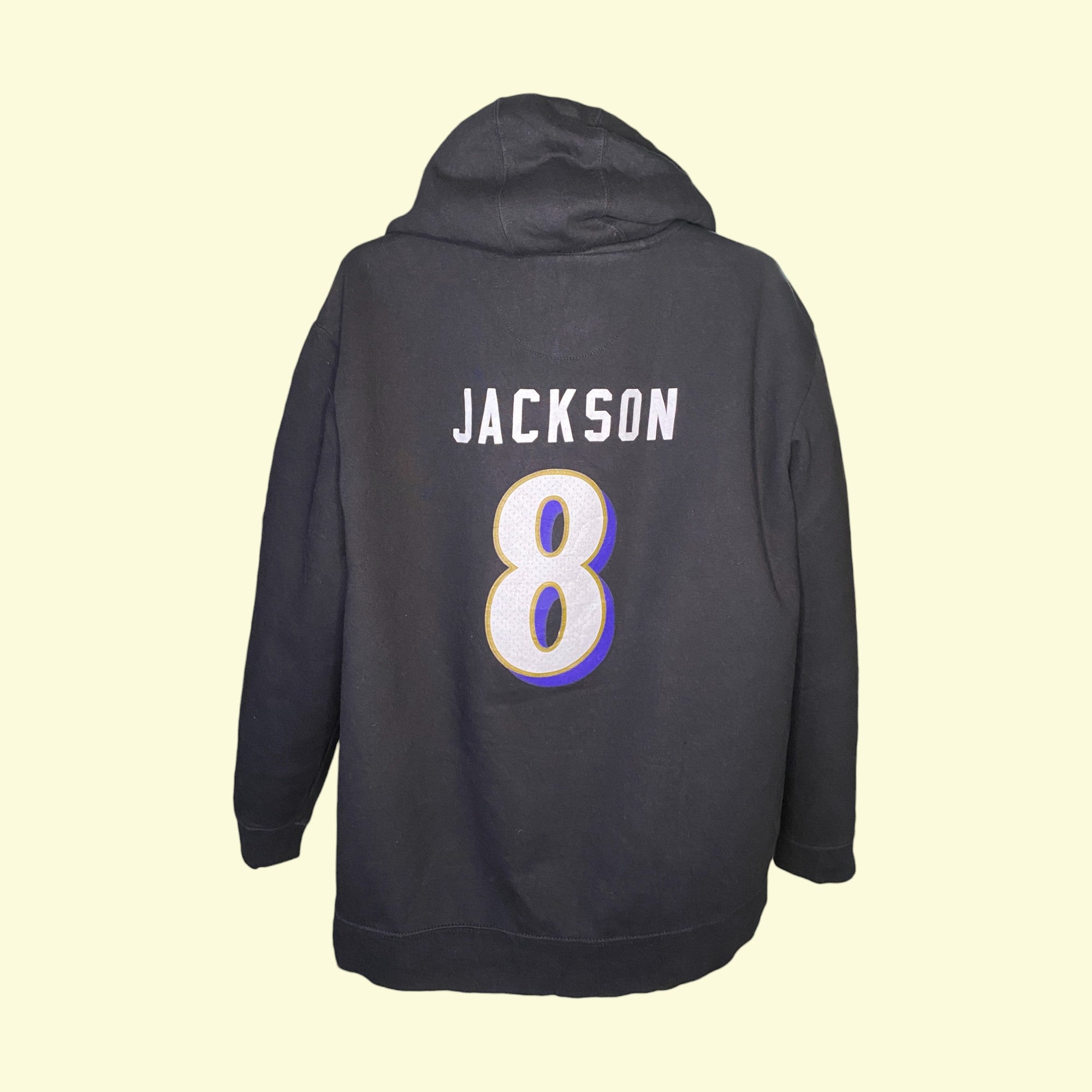 Sudadera con capucha vintage NFL Baltimore Ravens #8 Jackson - MVP 