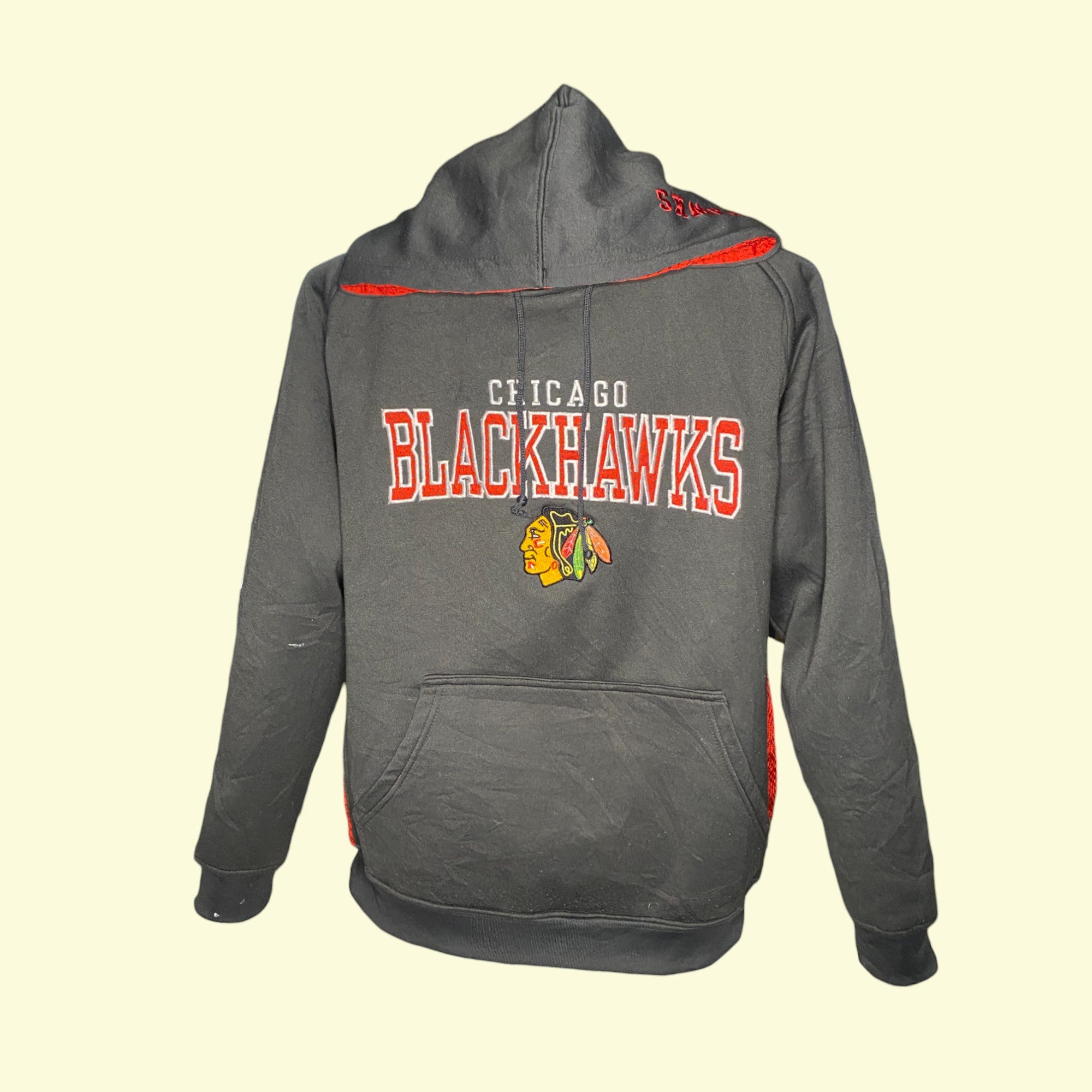 Sudadera con capucha vintage de los Chicago Blackhawks 