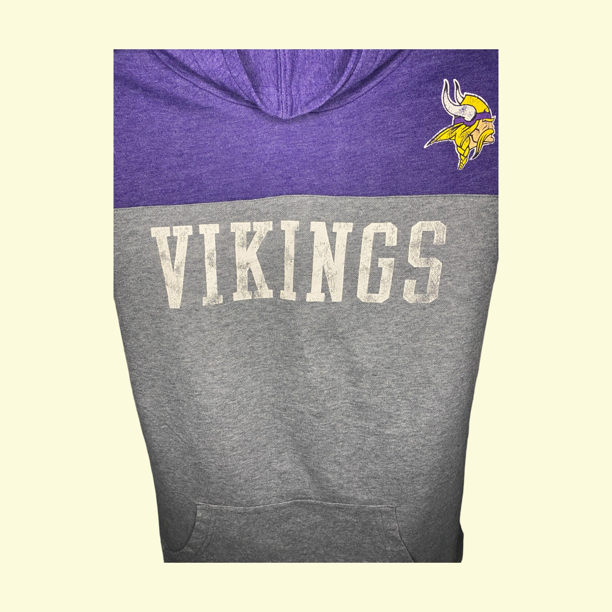 Sudadera con capucha vintage NFL Minnesota Vikings 