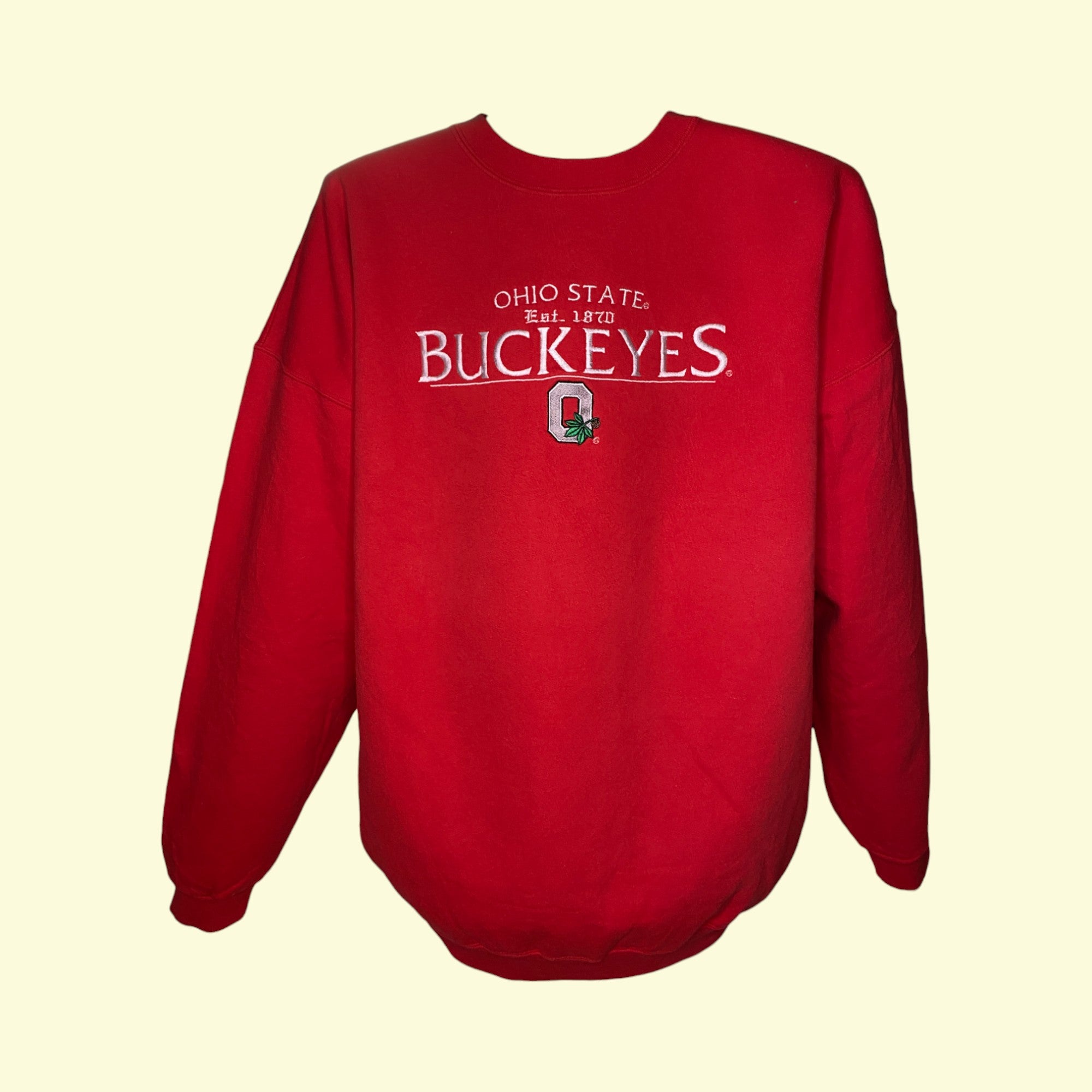 Sudadera vintage de los Buckeyes del estado de Ohio