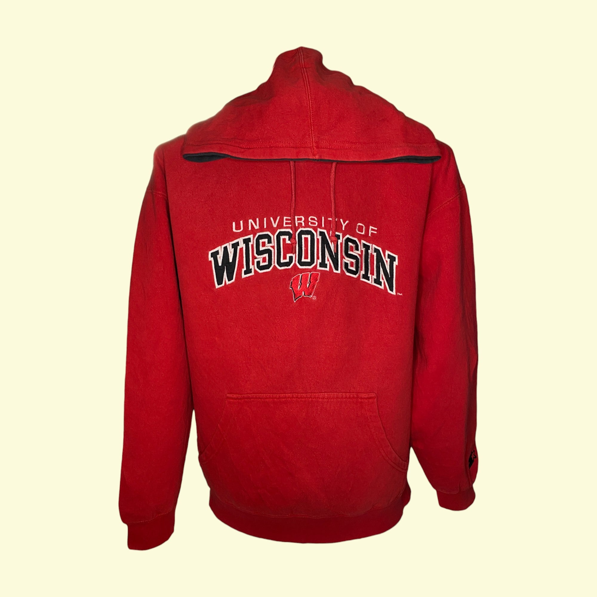 Sudadera con capucha vintage Universidad de Wisconsin