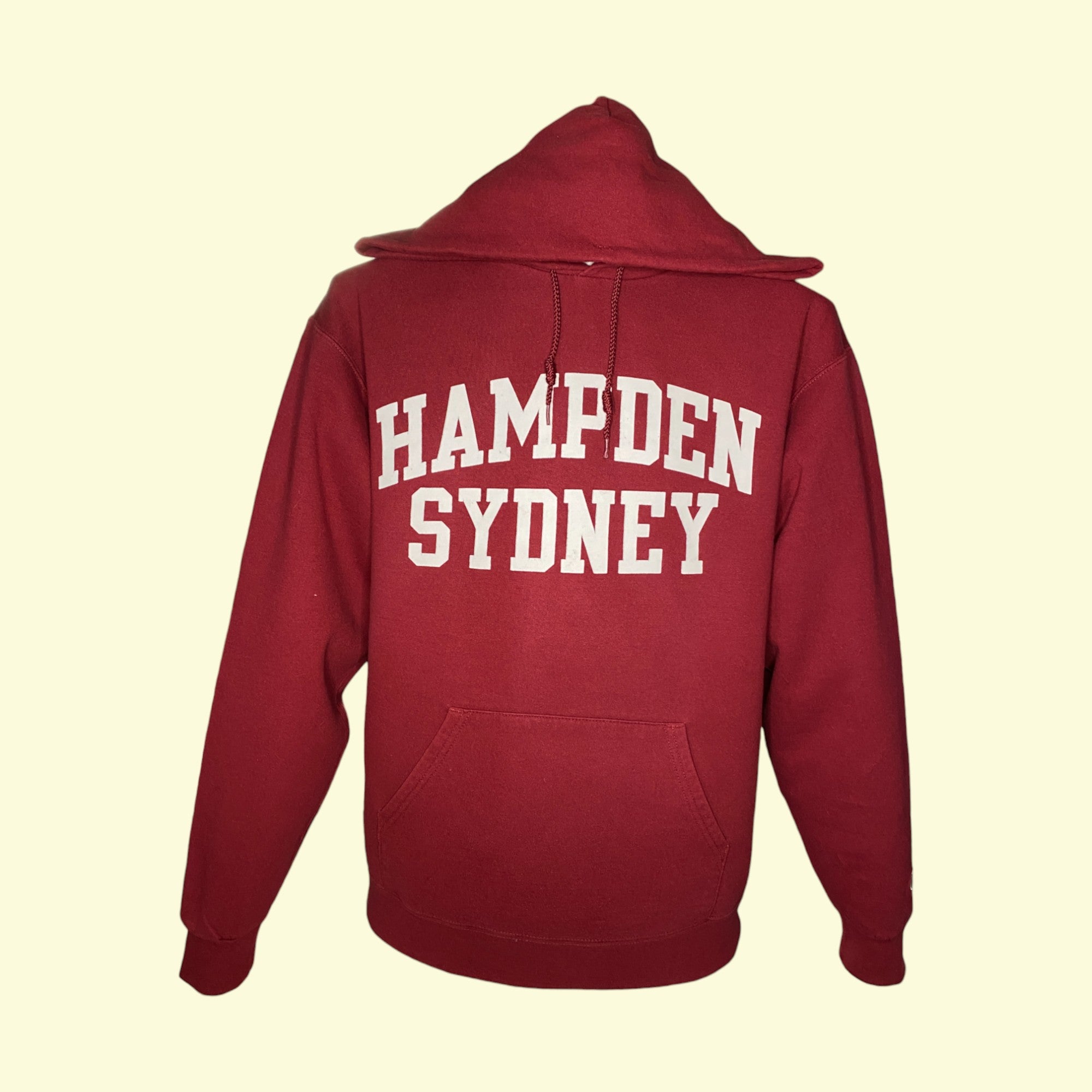 Sudadera con capucha vintage Hampden Sídney 