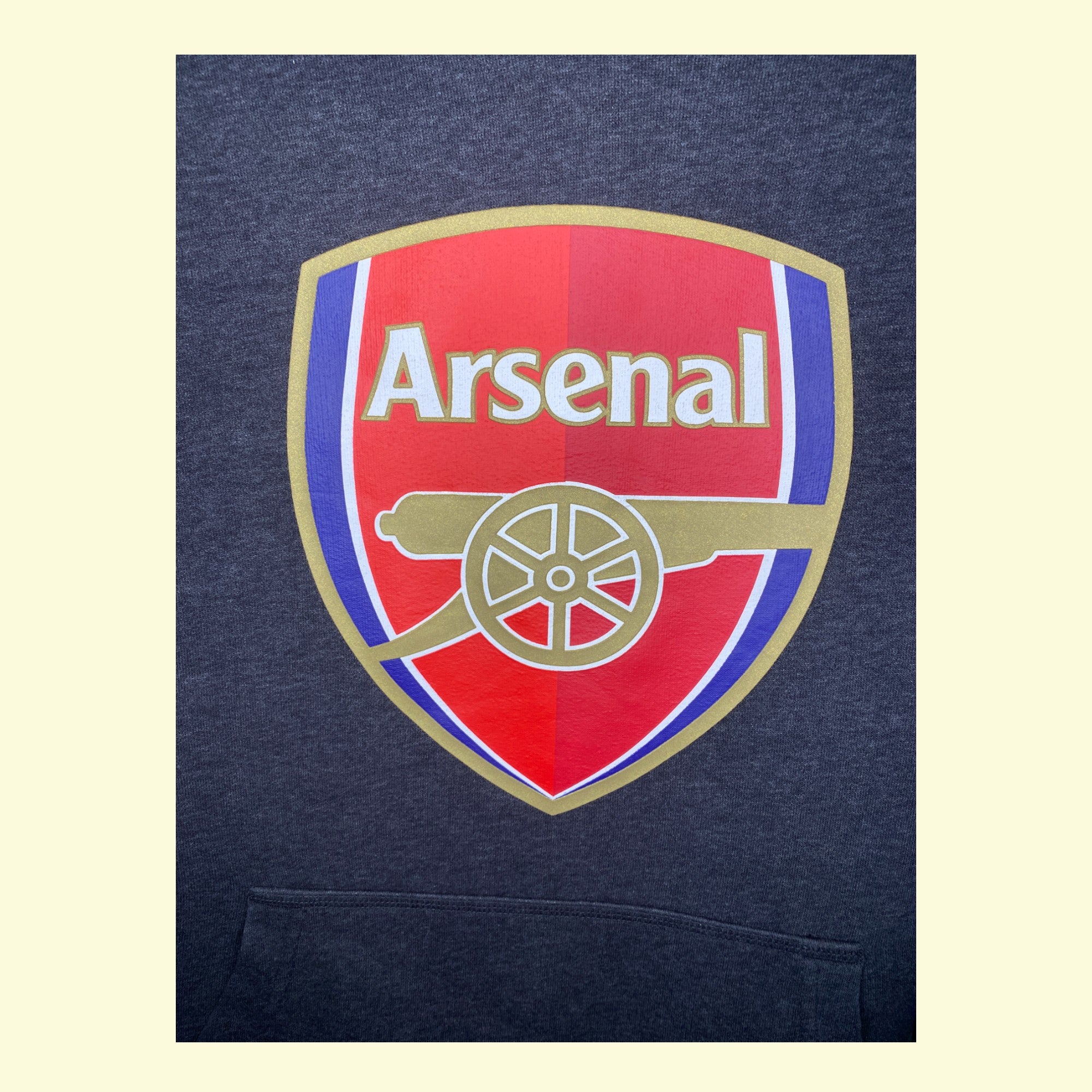 Sudadera con capucha vintage Arsenal Londres 