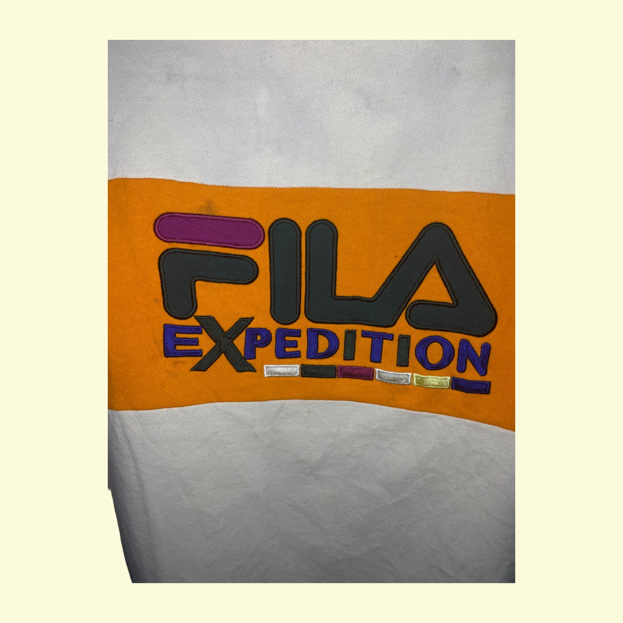 Sudadera con capucha vintage Fila 