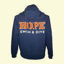 Vintage Kapuzenpullover Hope Swim & Dive